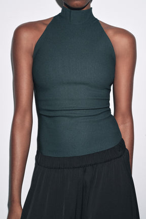 Crepe Halter Top