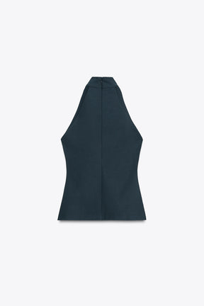 Crepe Halter Top