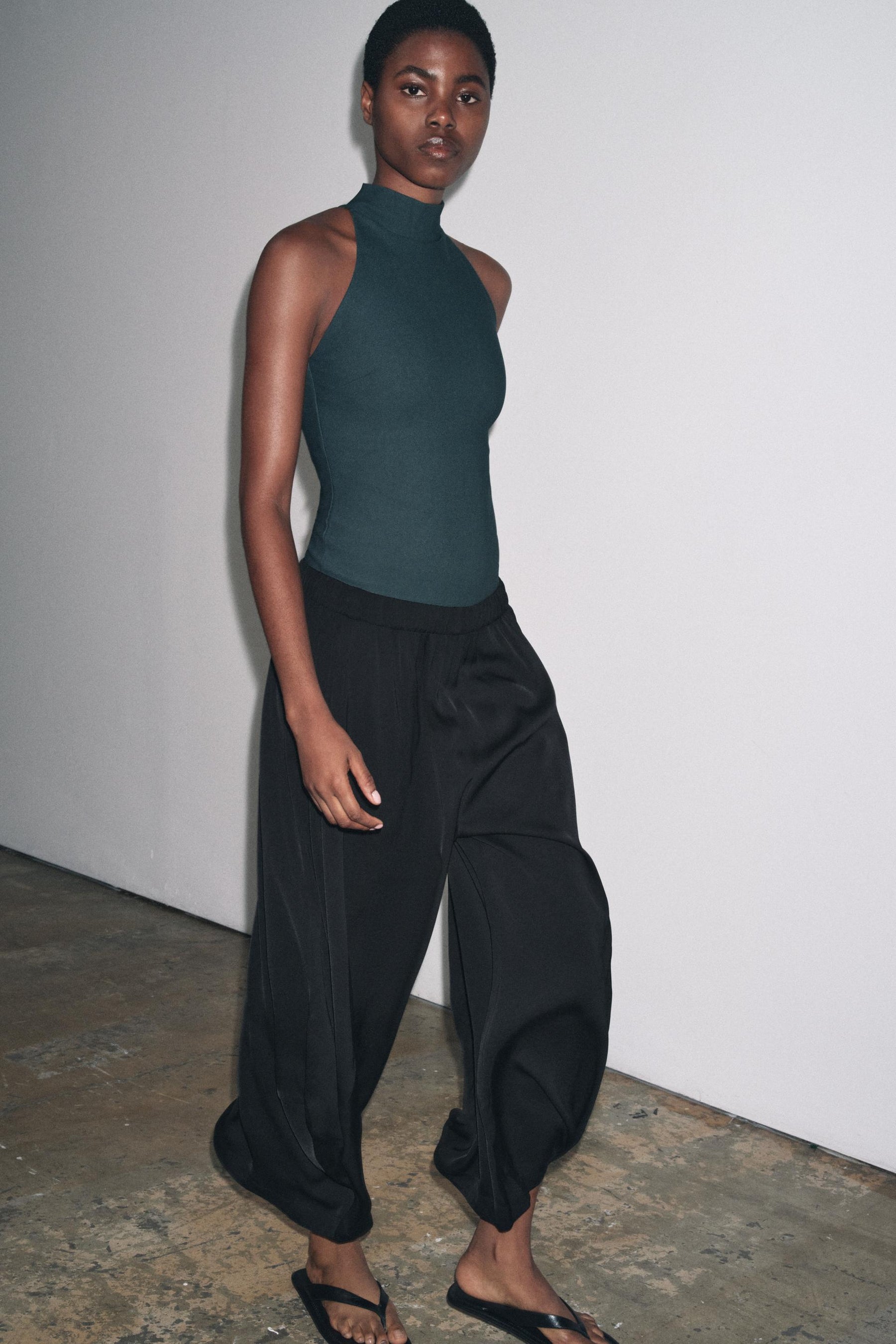 Crepe Halter Top
