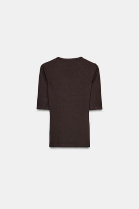 Ribbed T-shirt