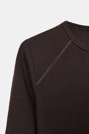 Ribbed T-shirt