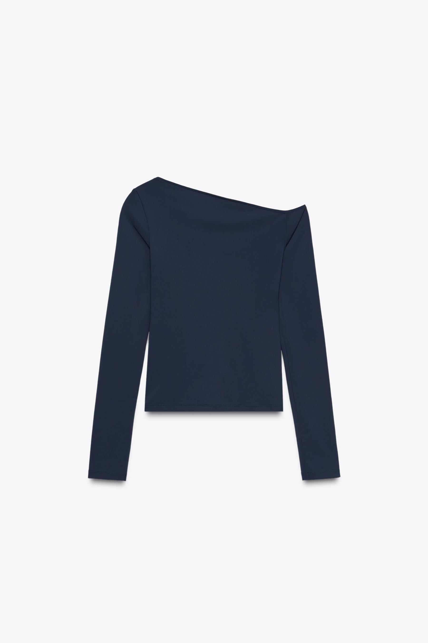 Asymmetrisches Polyamid-T-Shirt