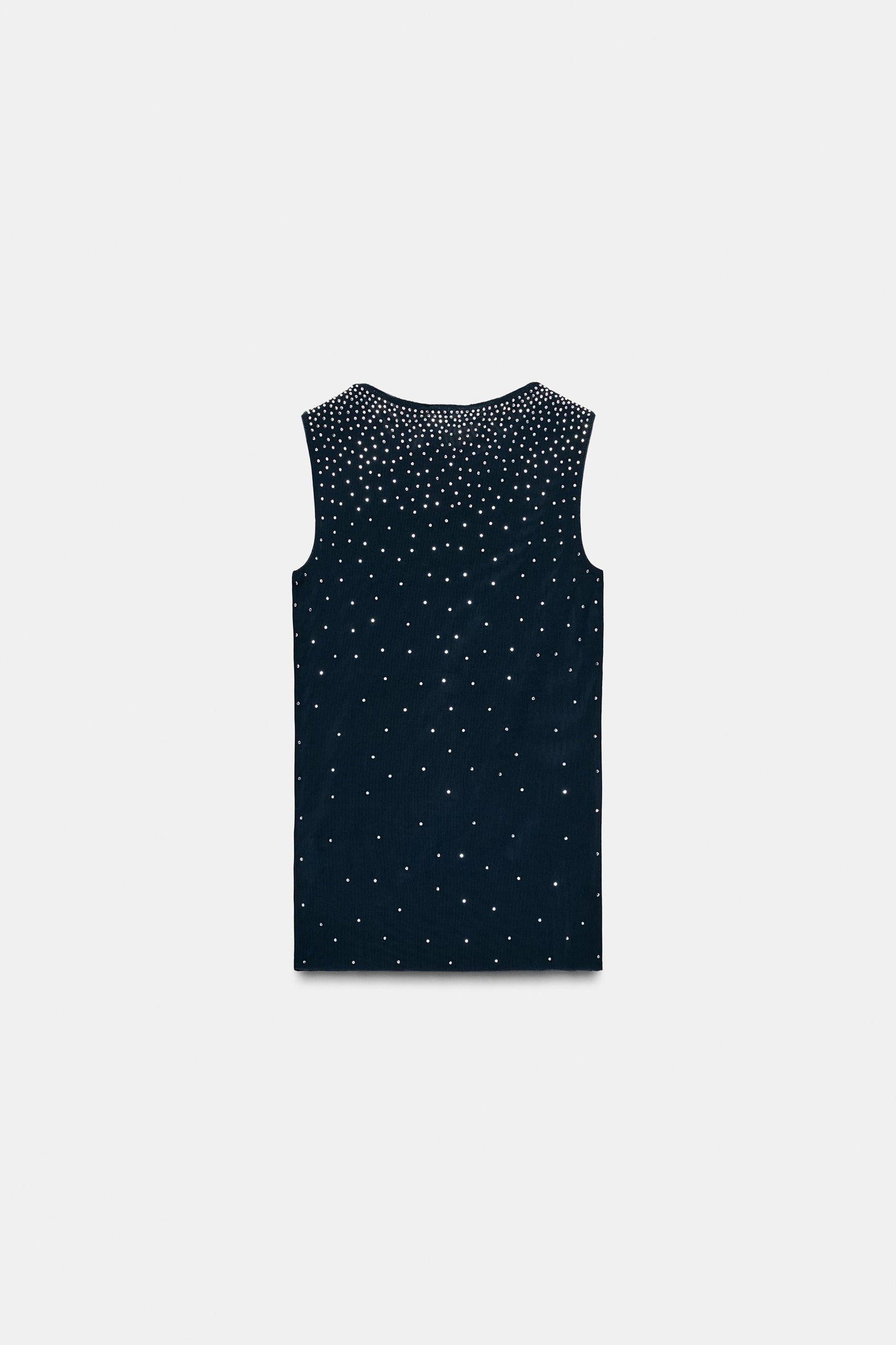 Glitzerndes ärmelloses Top