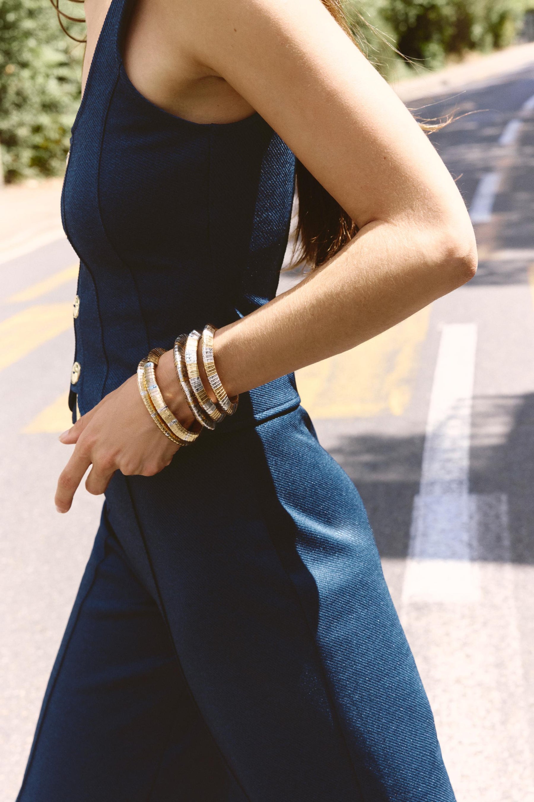 Buttoned Twill Top