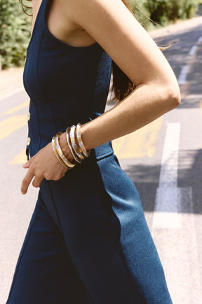 Buttoned Twill Top