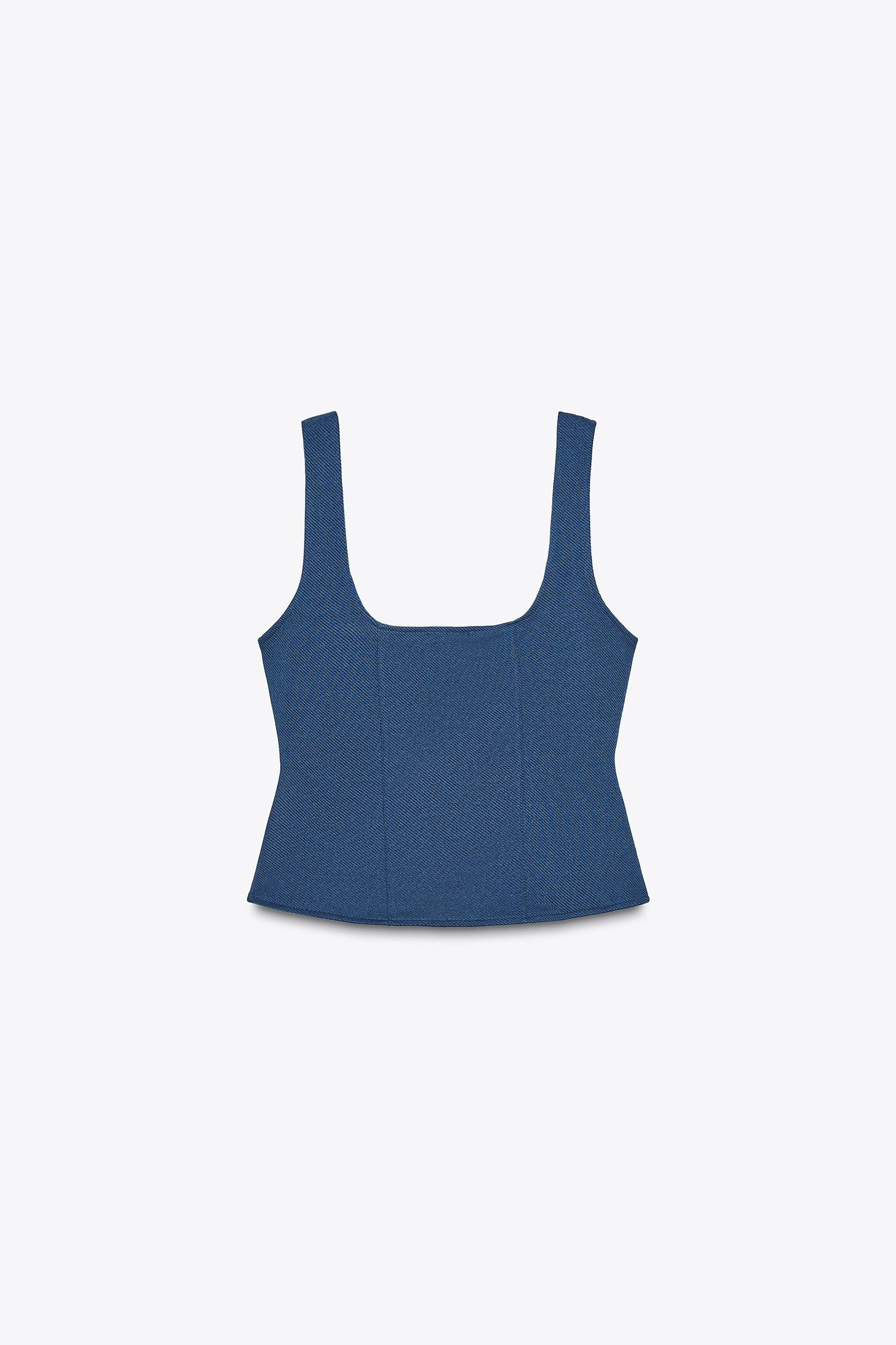 Buttoned Twill Top