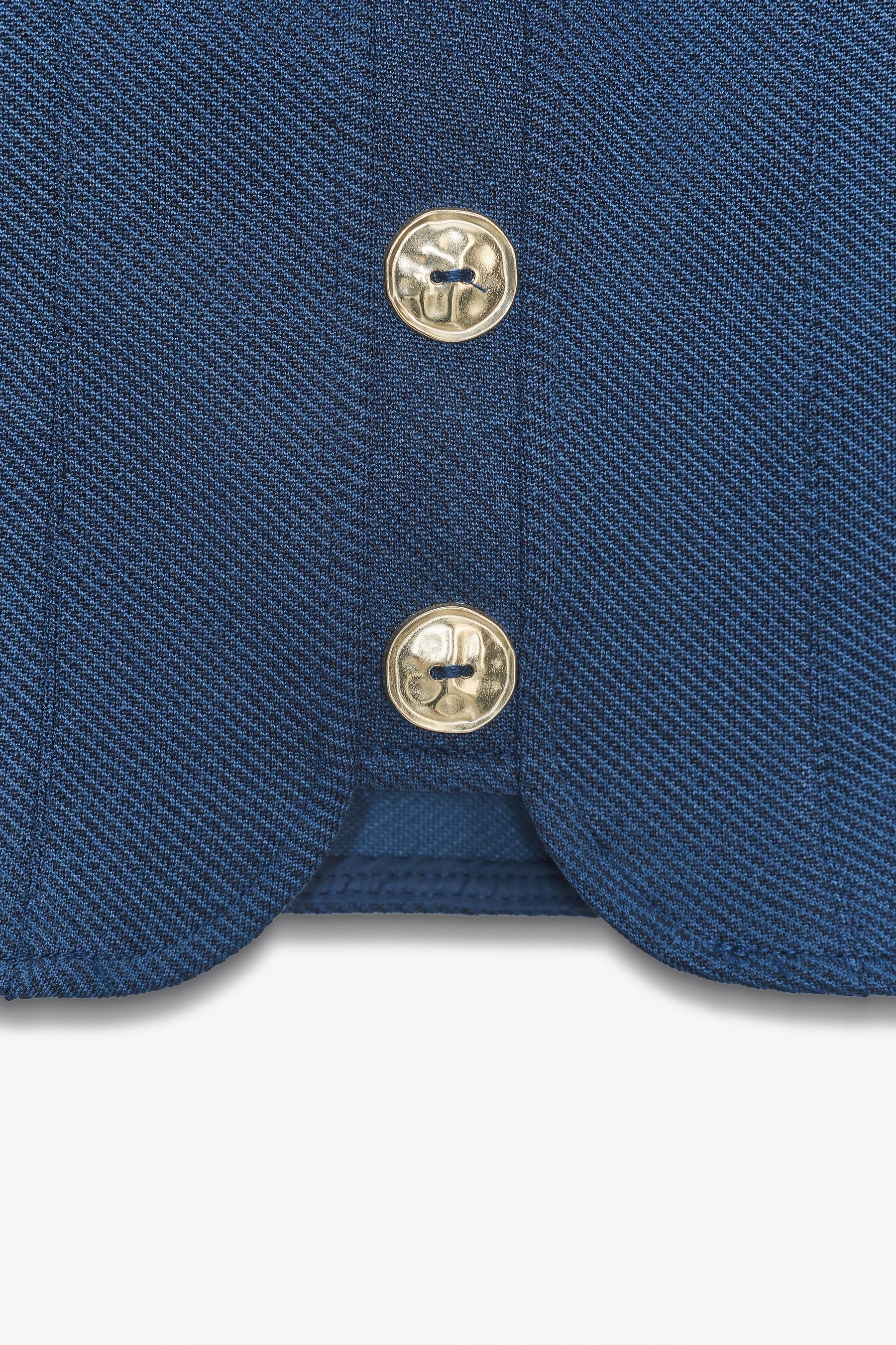 Buttoned Twill Top