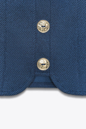 Buttoned Twill Top
