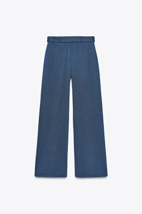 Twill Trousers with Belt