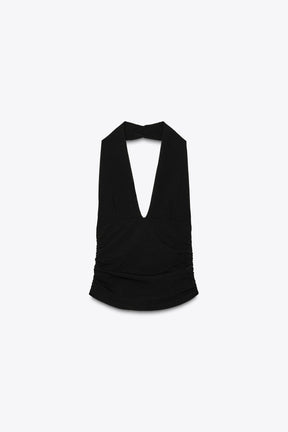Gathered Halter Top