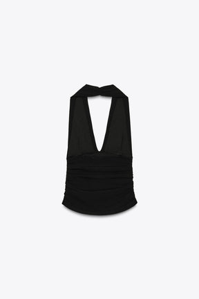 Gathered Halter Top