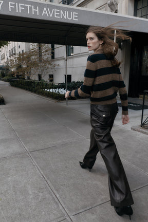 Striped Knit Cardigan