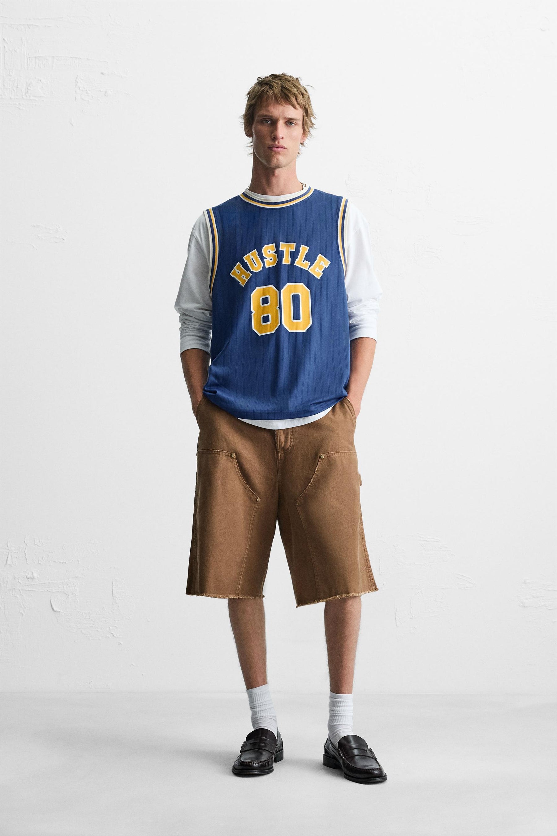 CONTRAST VARSITY TANK TOP - Image 1
