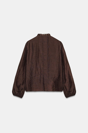 Ruffled Fashion Blouse