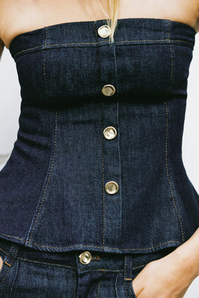 Jeans-Peplum-Top