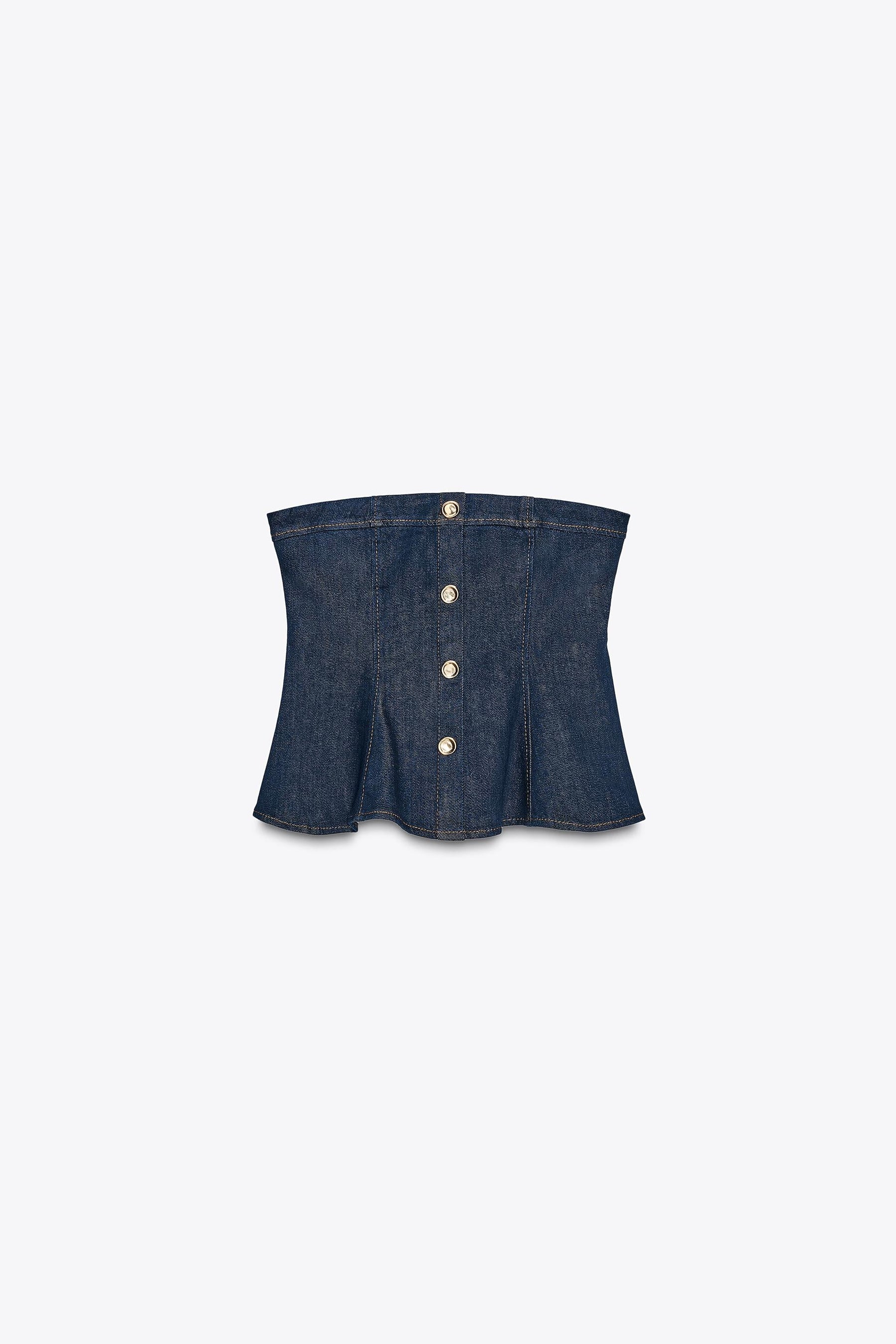 Jeans-Peplum-Top