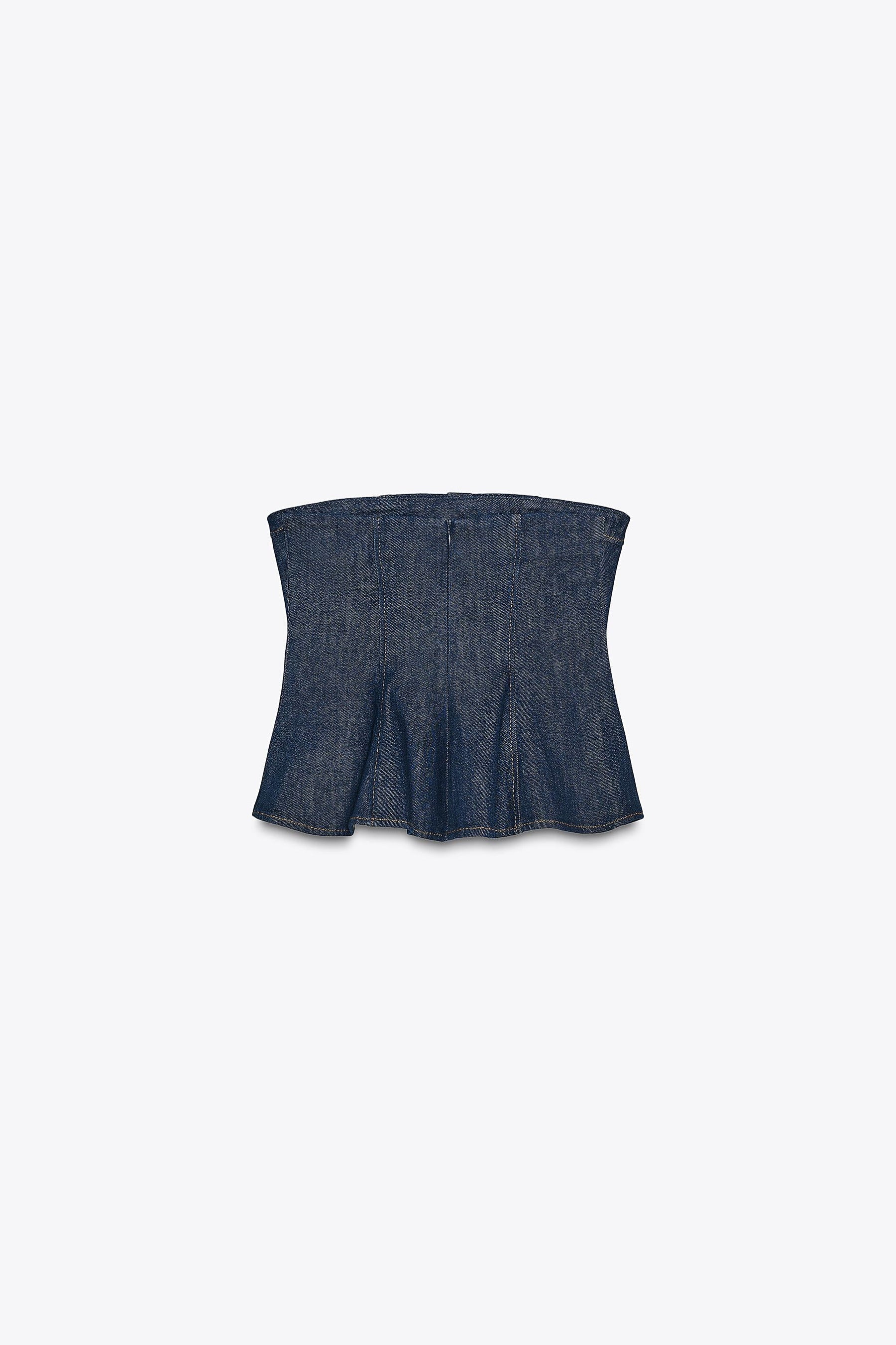 Jeans-Peplum-Top