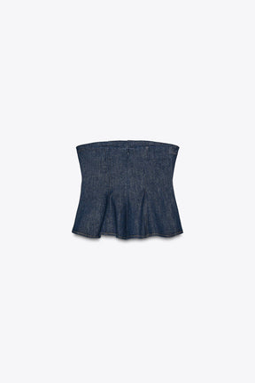 Jeans-Peplum-Top