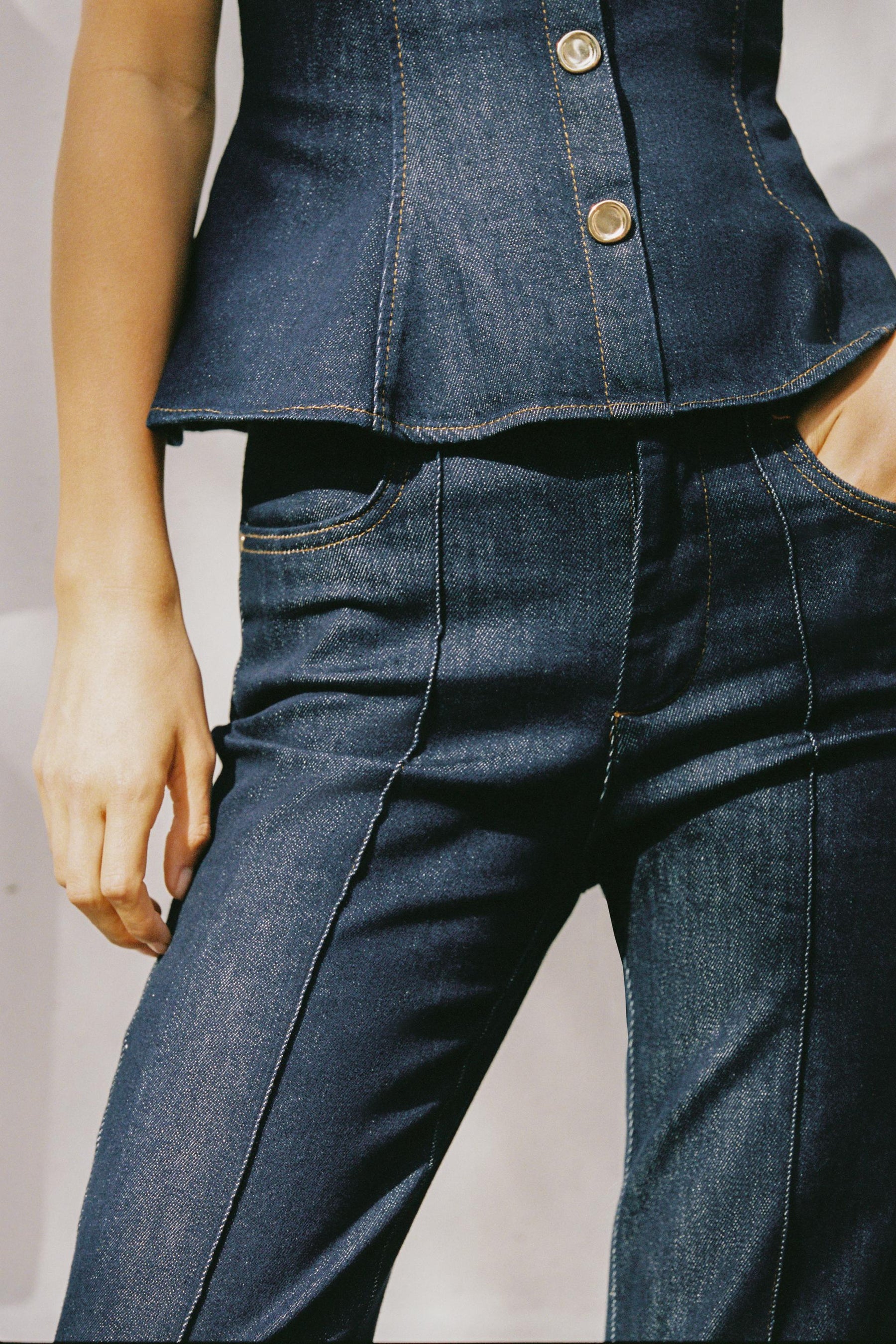 Flare Seam Trousers