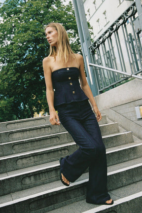 Flare Seam Trousers