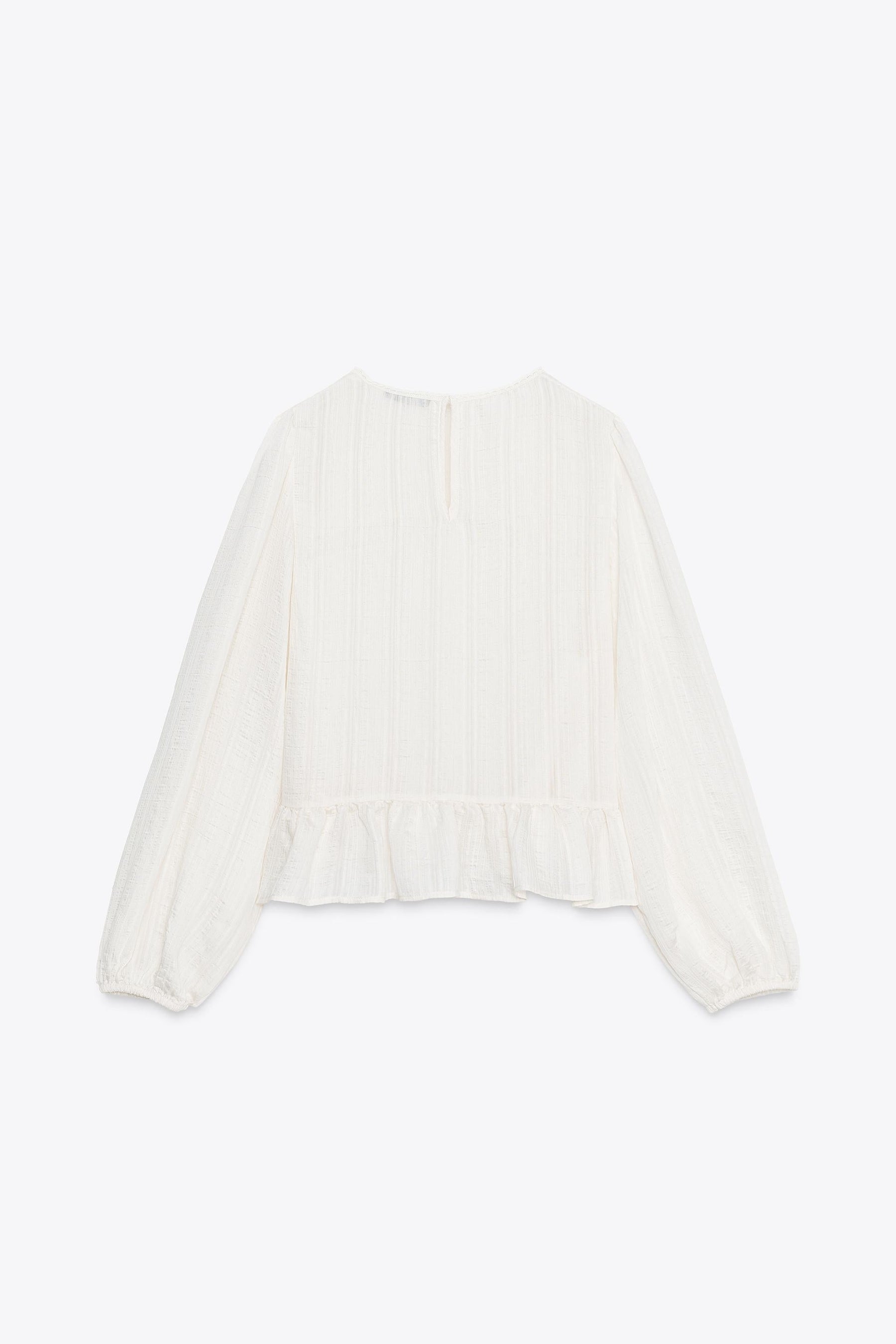 Romantische Entredeux-Bluse