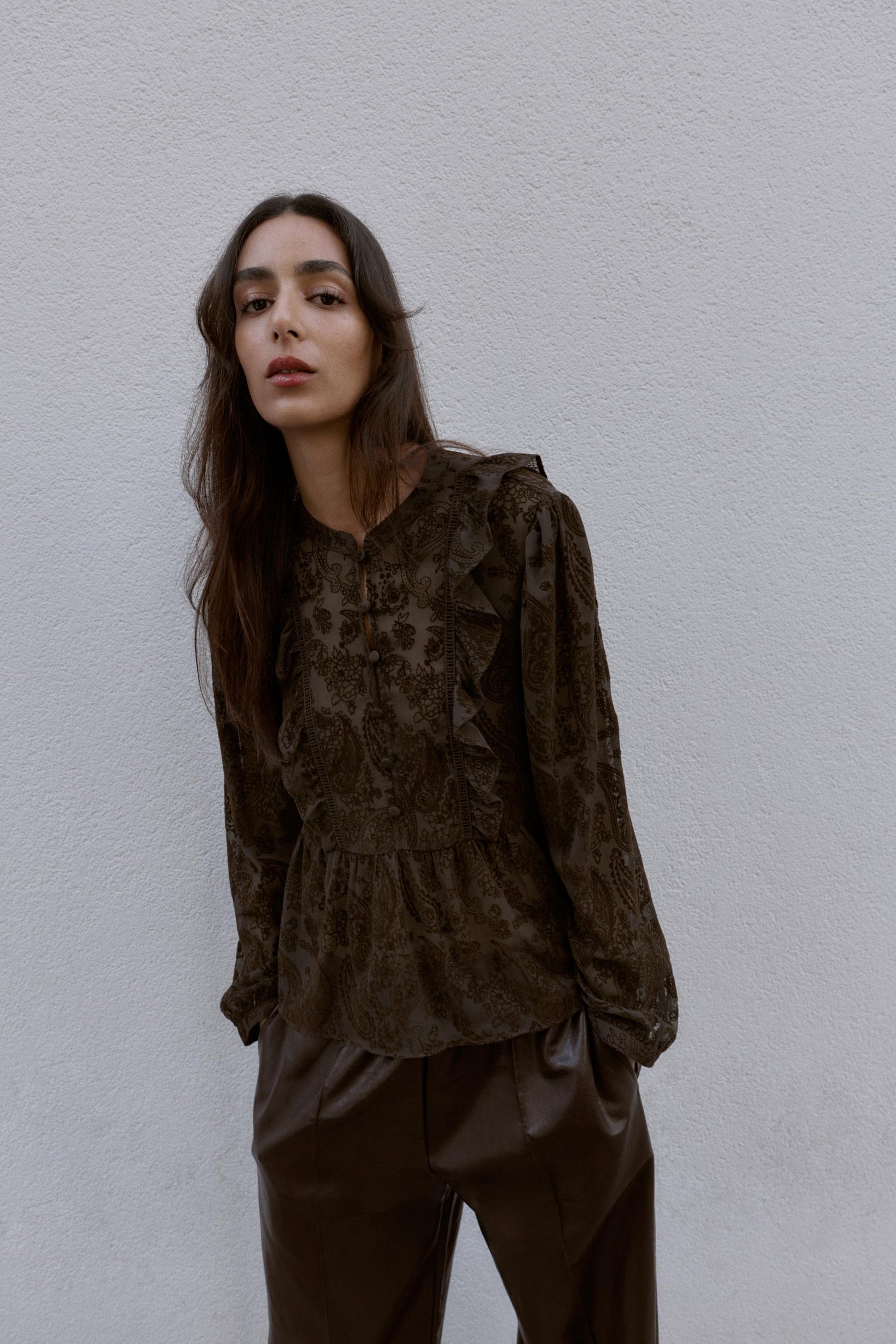Ruffled Blouse