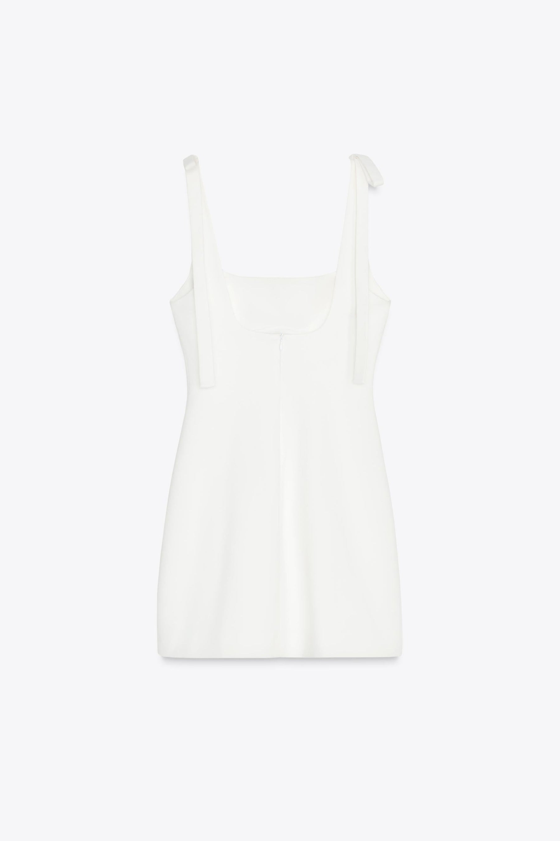 Bow-Detailed Short Dress