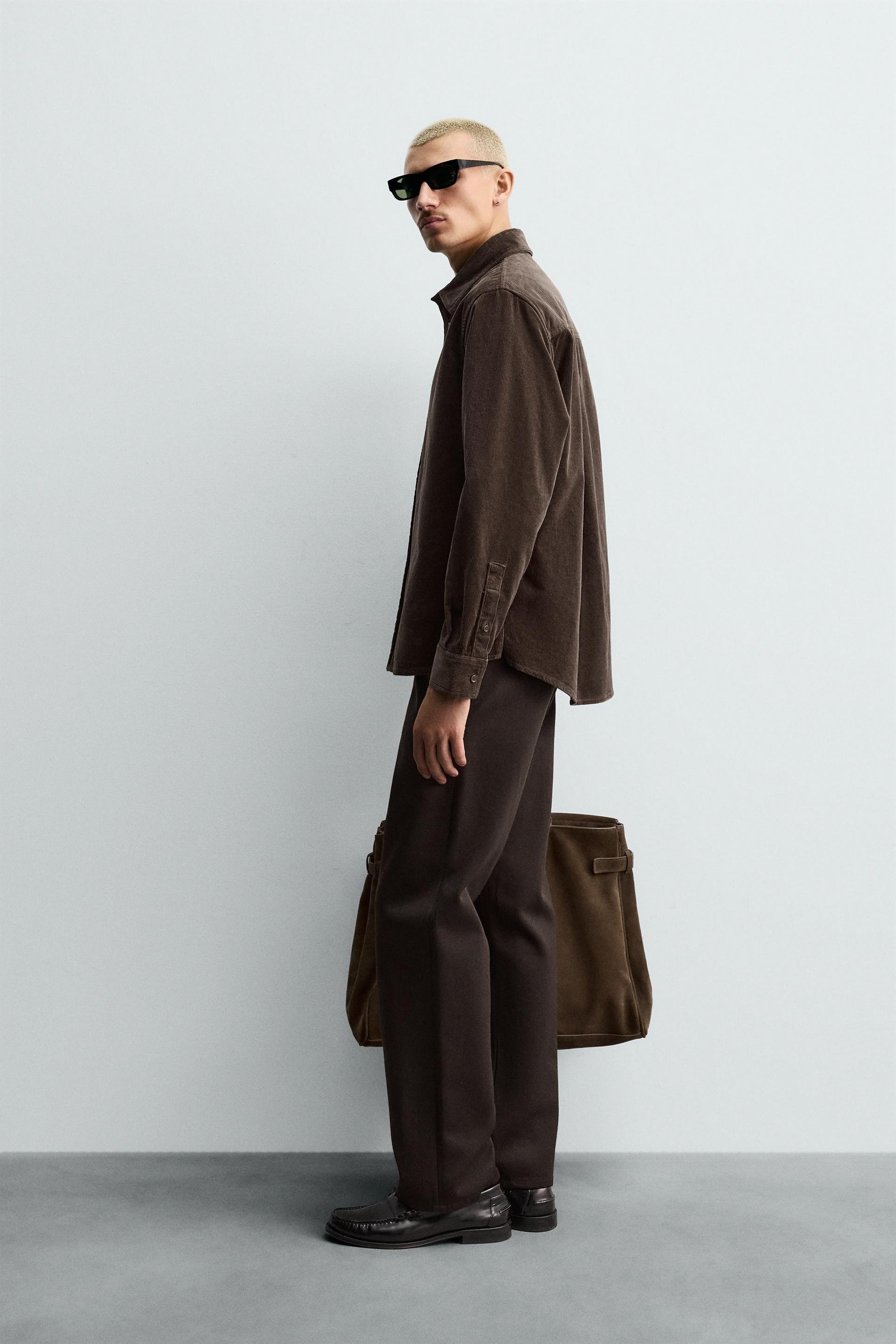 RELAXED FIT CORDUROY SHIRT - Image 3