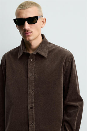 RELAXED FIT CORDUROY SHIRT - Image 4