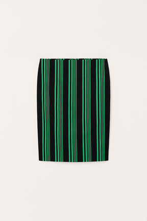 Striped Straight Skirt