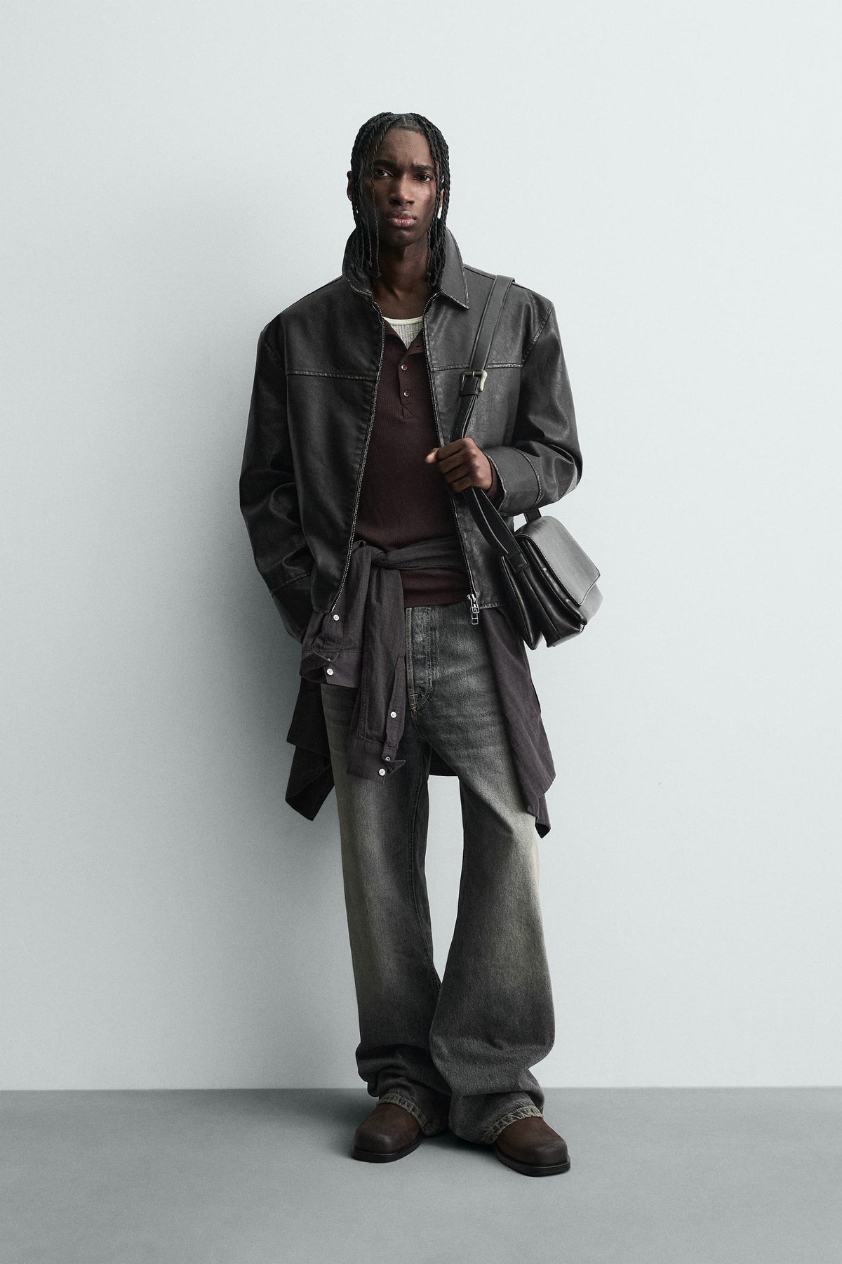 Faux Leather Jacket