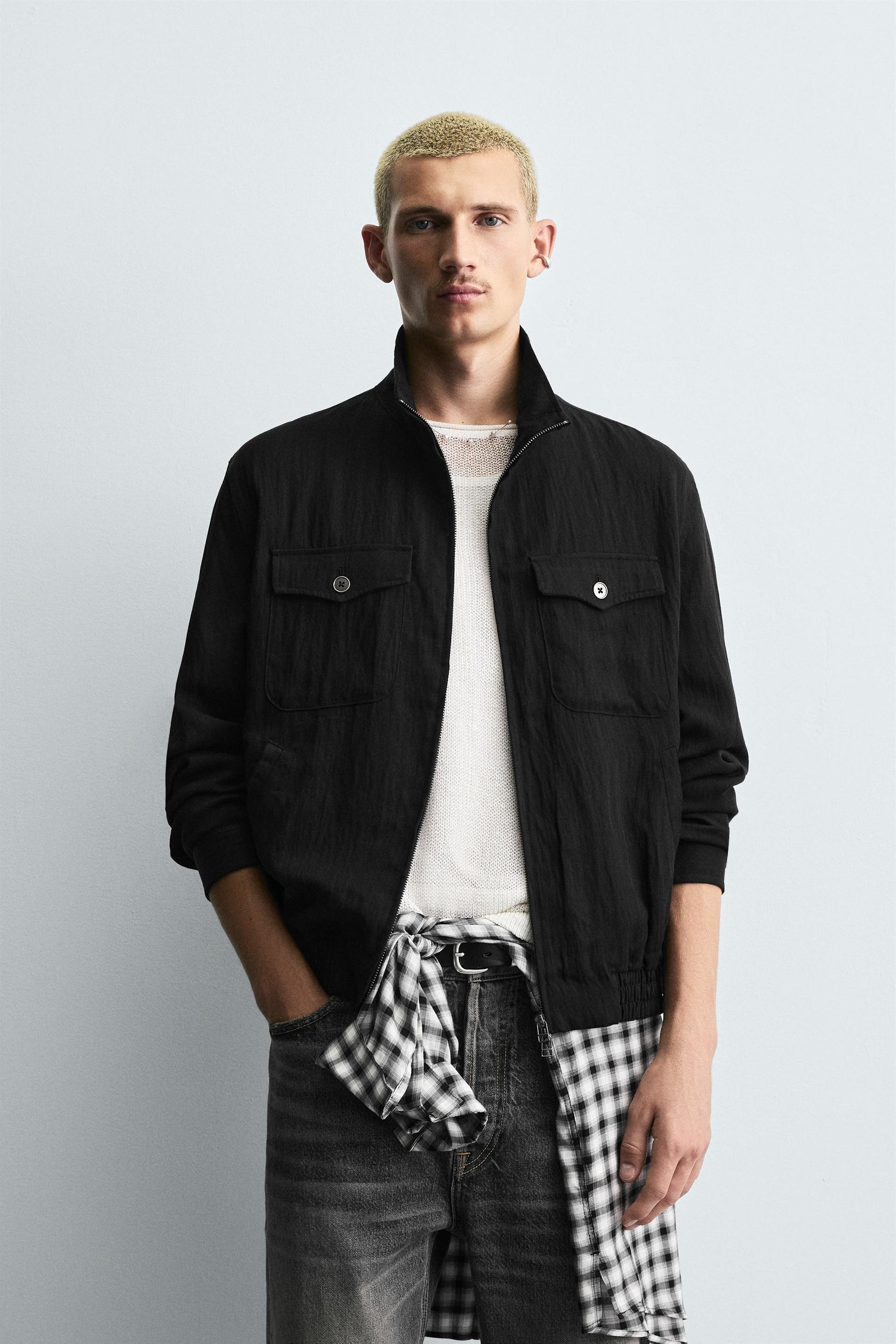 FLOWING RELAXED FIT JACKET - Image 2