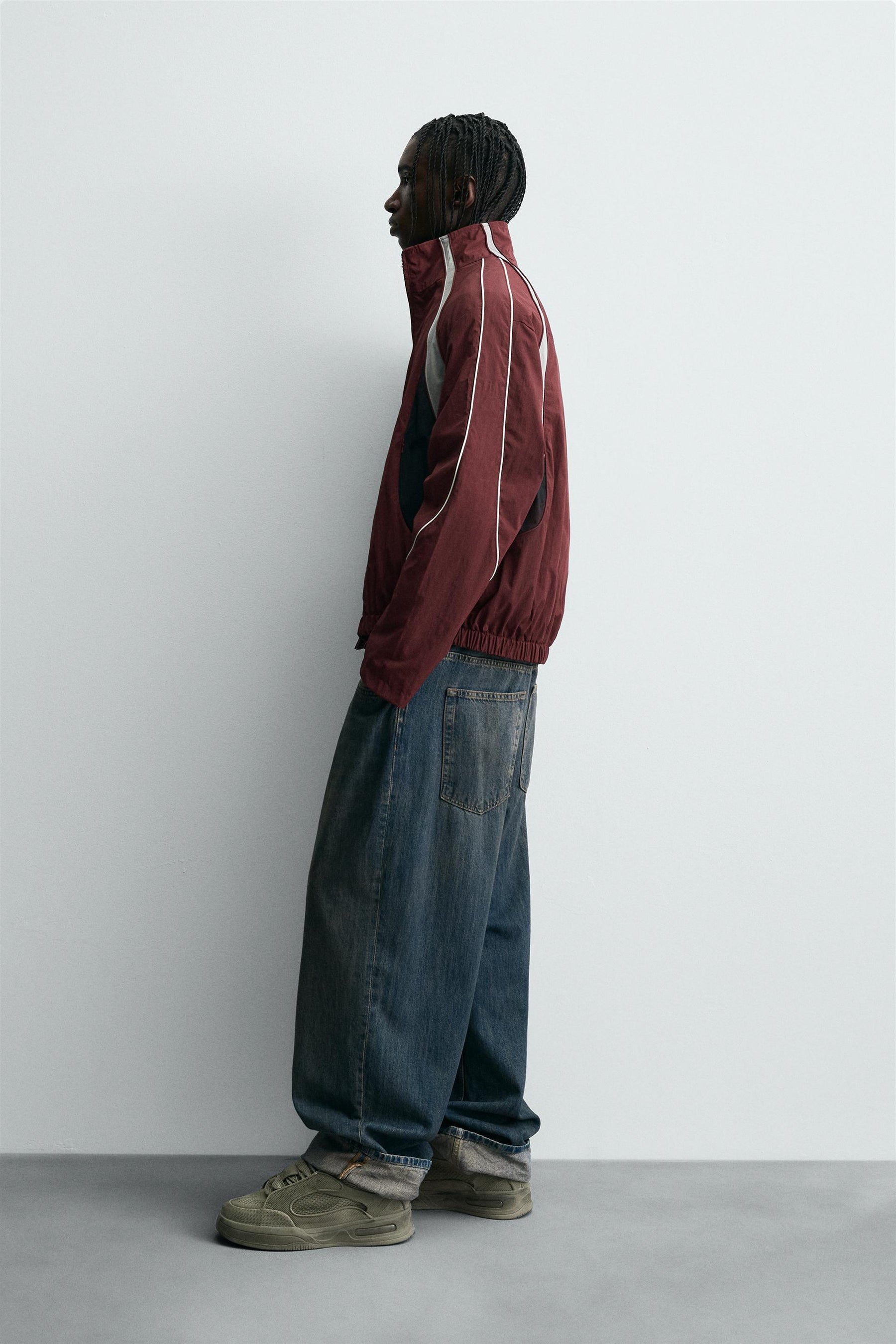 CONTRAST COLOUR BLOCK TECHNICAL JACKET - Image 4