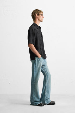 TEXTURED CHECK SHIRT - Image 4
