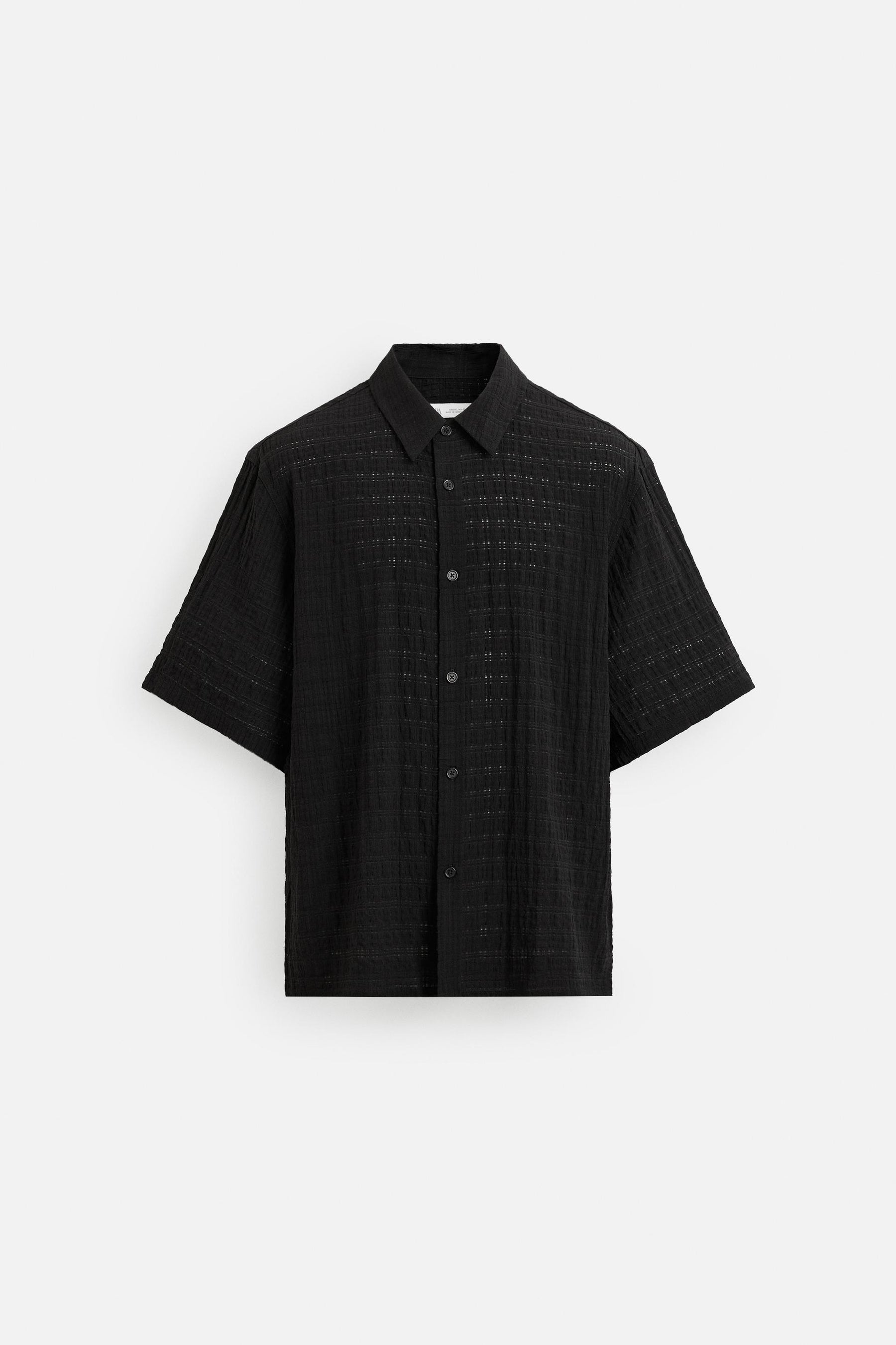 TEXTURED CHECK SHIRT - Image 7