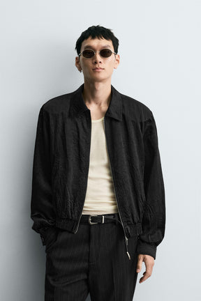 SHOULDER PAD BOMBER JACKET - Image 2