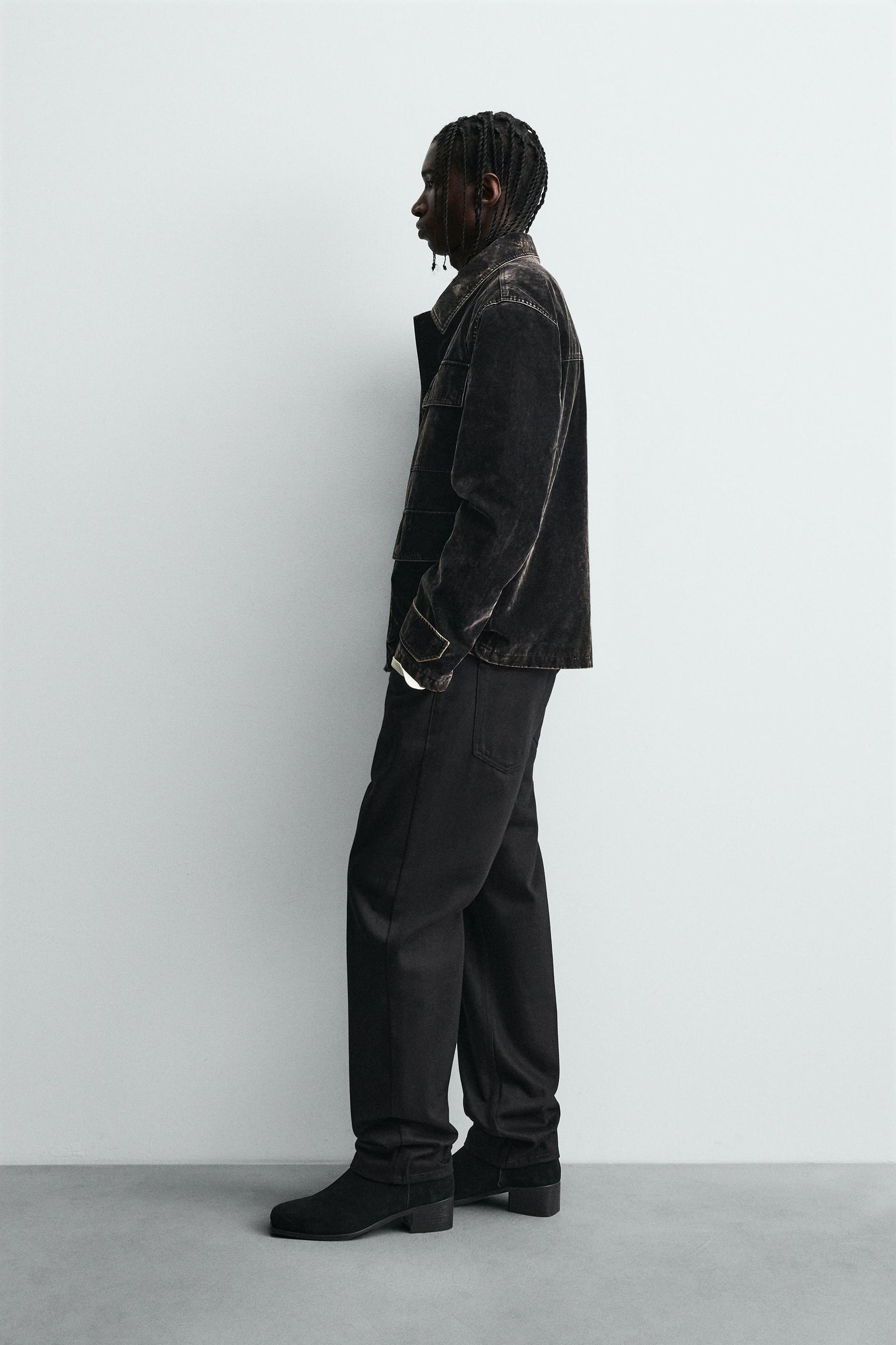 VELVET FLOCK JACKET - Image 4