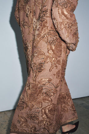 Embroidered Long Coat - Image 3