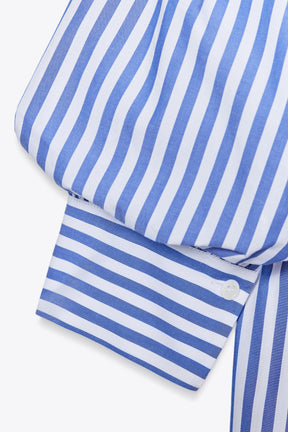 Balloon Sleeve Poplin Shirt