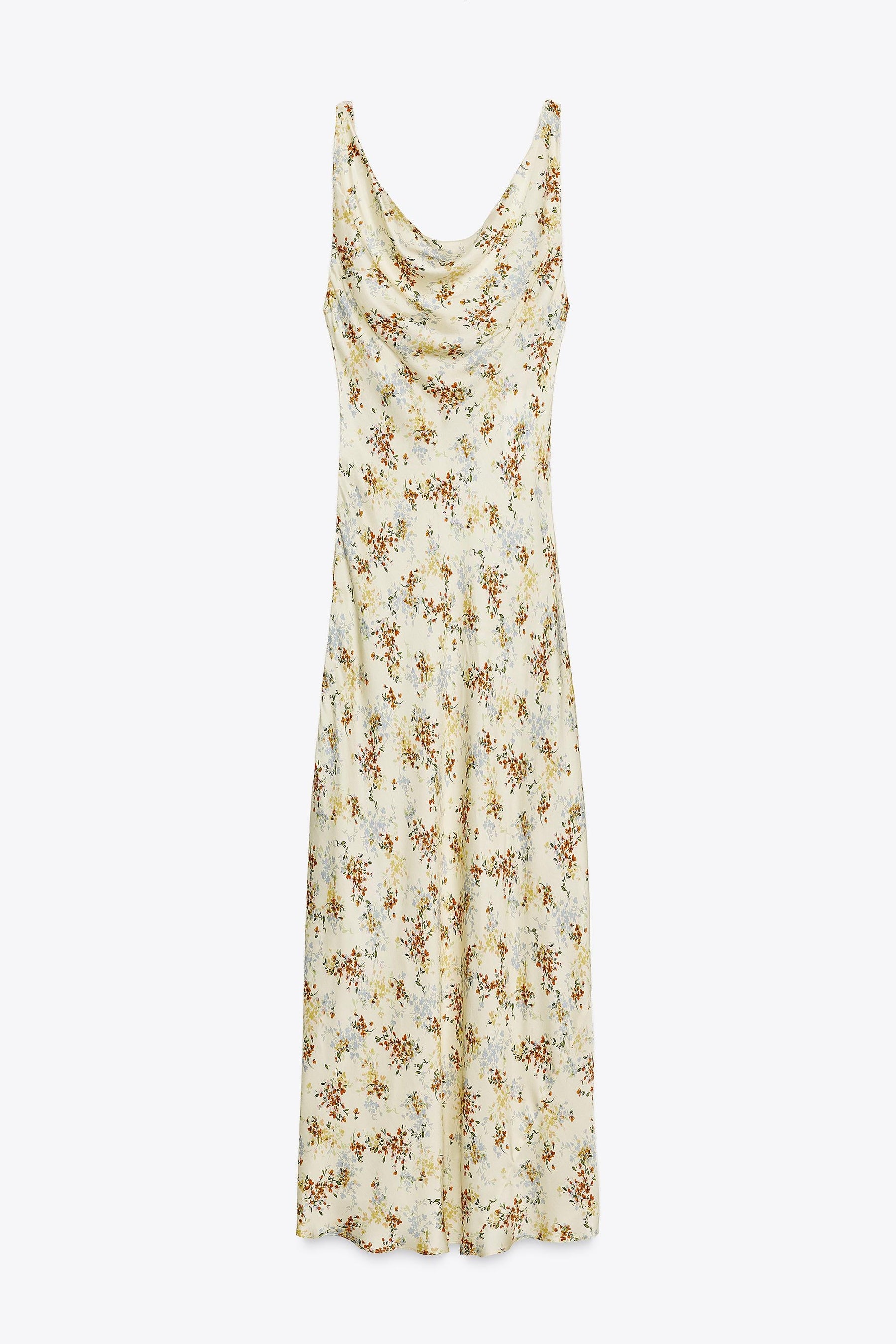 ZW COLLECTION PRINTED SATIN DRESS - Image 6
