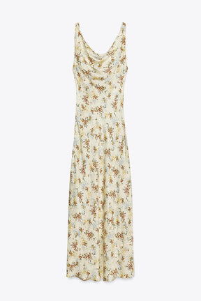 ZW COLLECTION PRINTED SATIN DRESS - Image 6