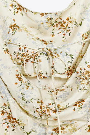 ZW COLLECTION PRINTED SATIN DRESS - Image 8