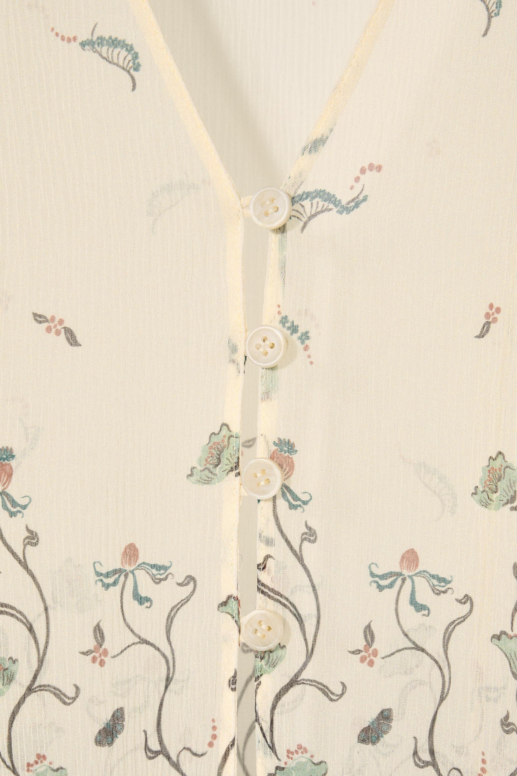 Bluse mit Seidendruck