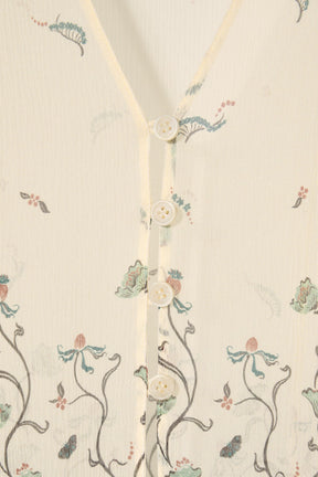 Bluse mit Seidendruck