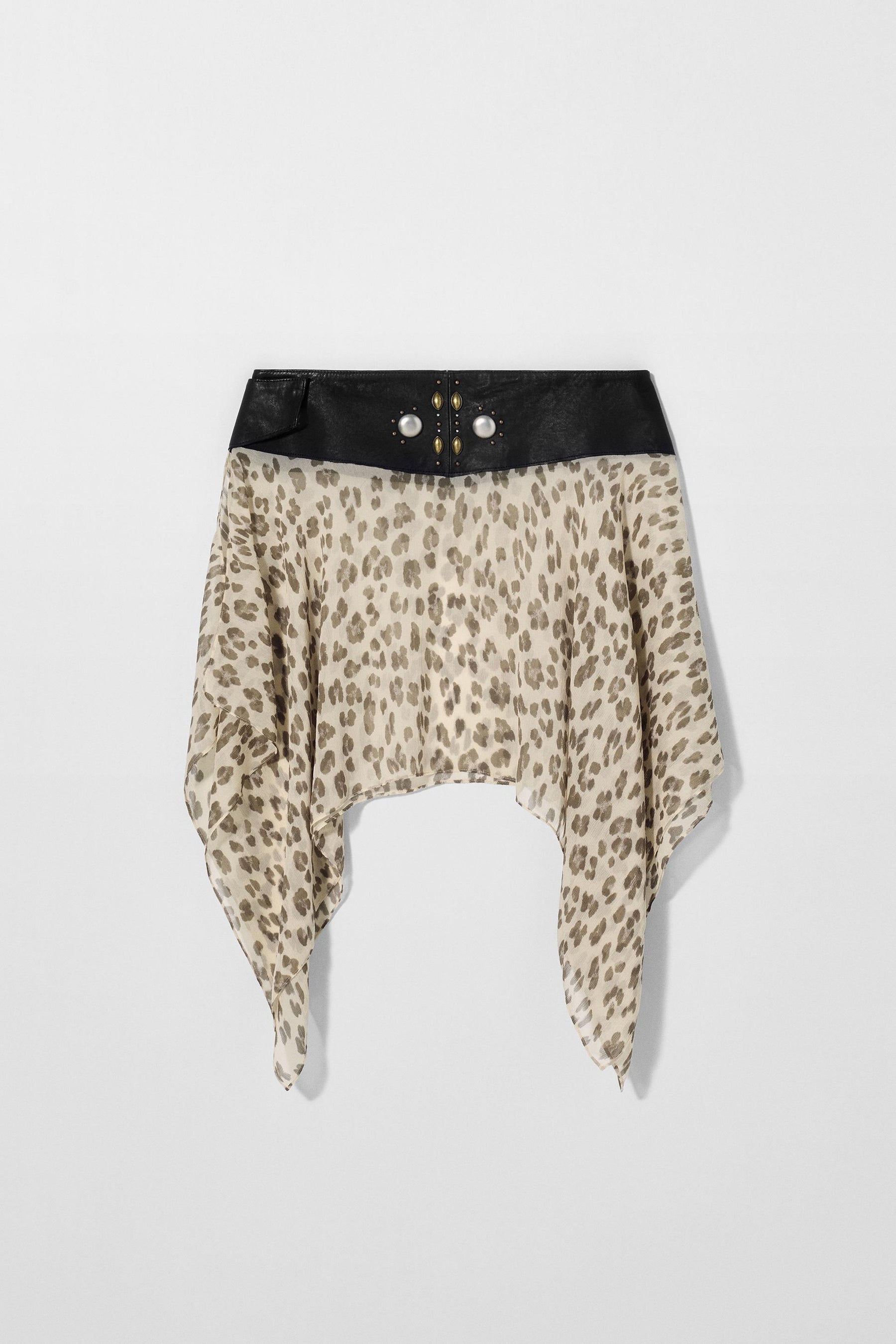 LEATHER BELT SKIRT