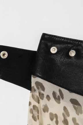 LEATHER BELT SKIRT