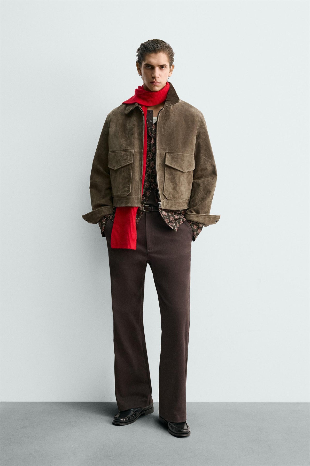 Boxy Suede Jacket
