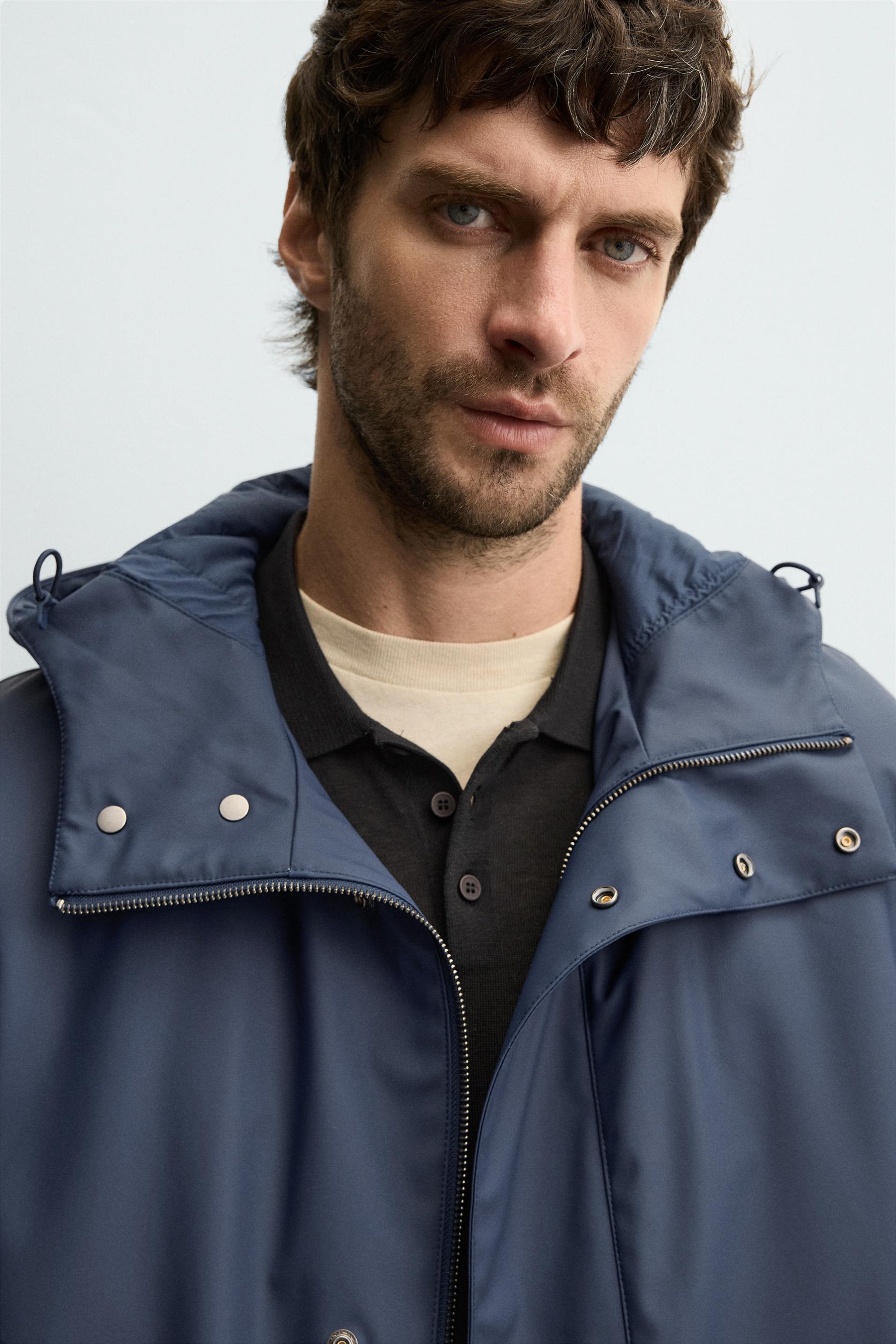 RUBBERISED EFFECT PARKA WITH HOODIE - Image 5