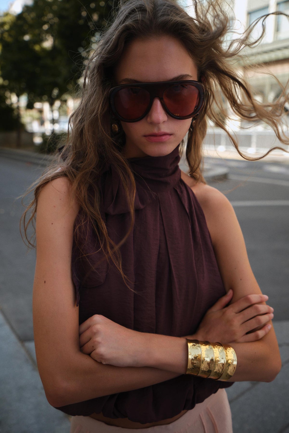 High Neck Top
