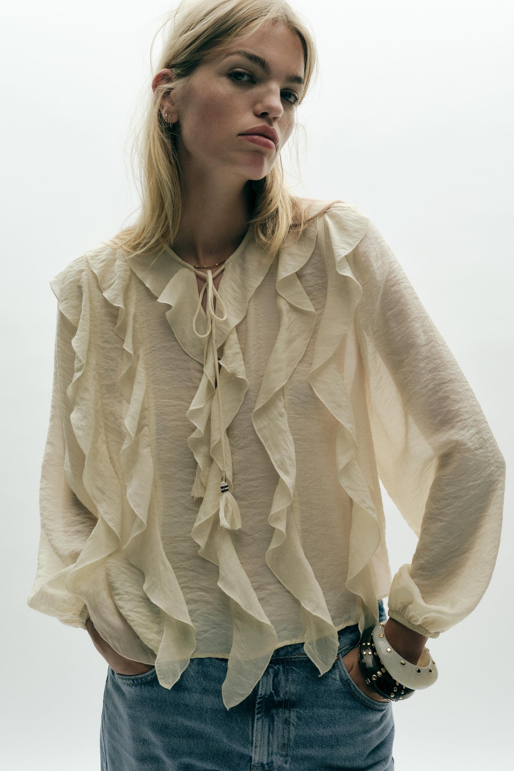 Ruffled Blouse